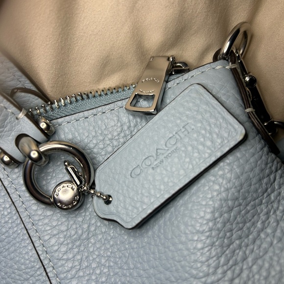 Coach Blue Leather Women's Bag - Picture 3 of 5